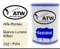 Preview: Alfa-Romeo, Bianco Lunare Effect, 252 / PW4: 500ml Lackdose, von ATW Autoteile West.